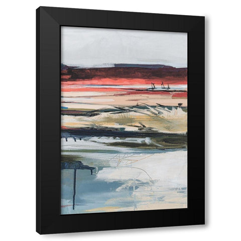 Before Night Falls II Black Modern Wood Framed Art Print by Fitzsimmons, A.