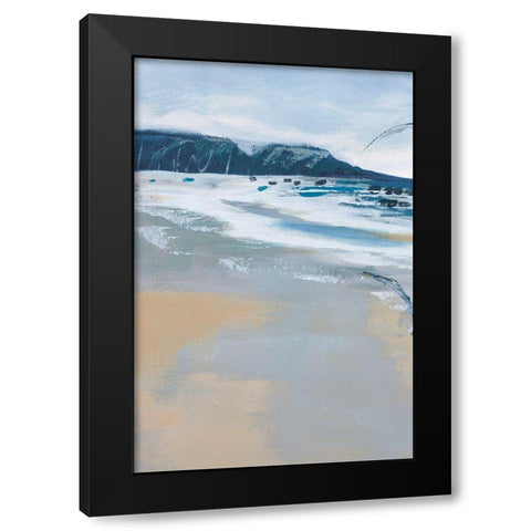 Pacific Breezes I Black Modern Wood Framed Art Print with Double Matting by Fitzsimmons, A.