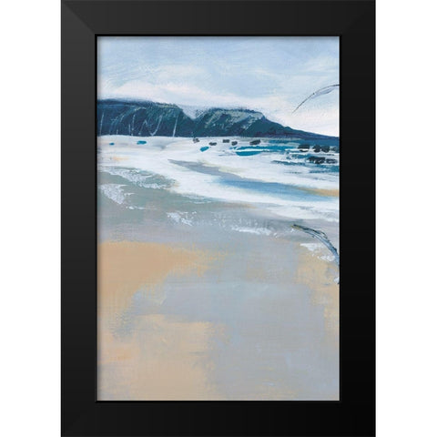 Pacific Breezes I Black Modern Wood Framed Art Print by Fitzsimmons, A.