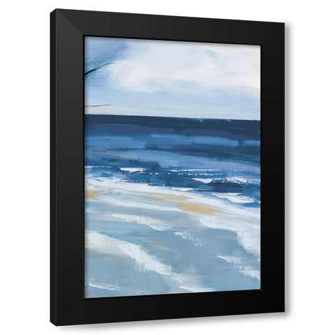 Pacific Breezes III Black Modern Wood Framed Art Print by Fitzsimmons, A.