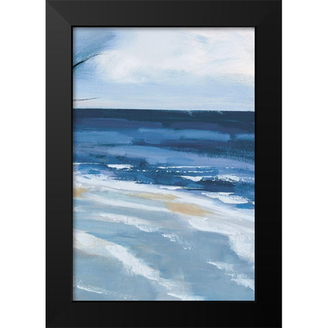 Pacific Breezes III Black Modern Wood Framed Art Print by Fitzsimmons, A.