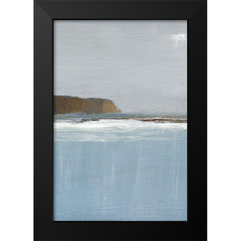 Lulworth Cove II Black Modern Wood Framed Art Print by Gold, Caroline