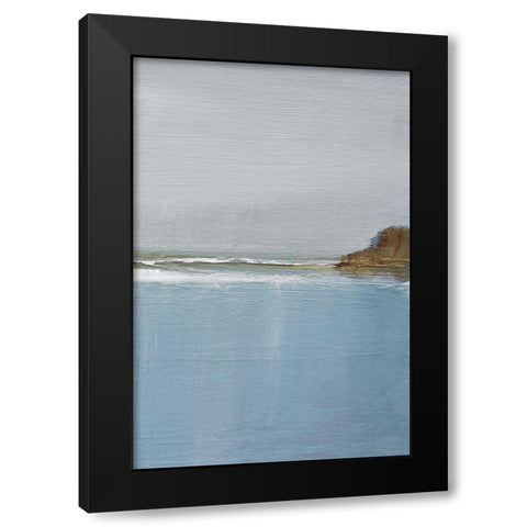 Lulworth Cove III Black Modern Wood Framed Art Print with Double Matting by Gold, Caroline