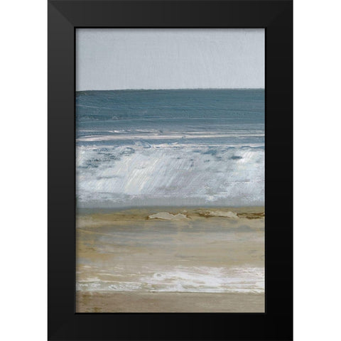 Spindrift 2 A Black Modern Wood Framed Art Print by Gold, Caroline