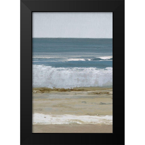 Spindrift 2 B Black Modern Wood Framed Art Print by Gold, Caroline