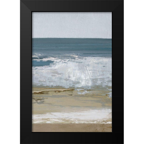Spindrift 2 C Black Modern Wood Framed Art Print by Gold, Caroline