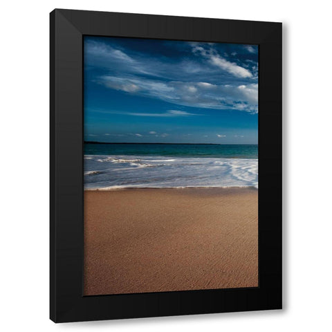 Calm Waters I Black Modern Wood Framed Art Print by Frates, Dennis