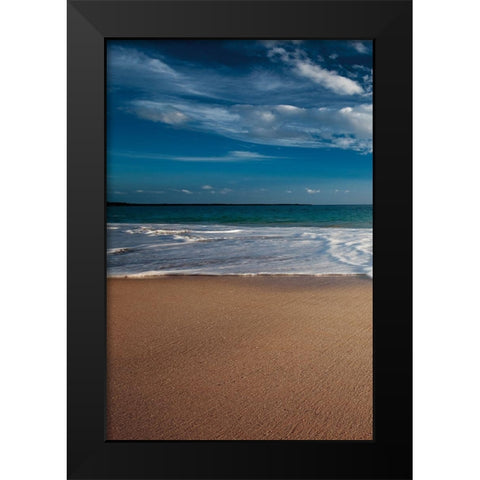 Calm Waters I Black Modern Wood Framed Art Print by Frates, Dennis