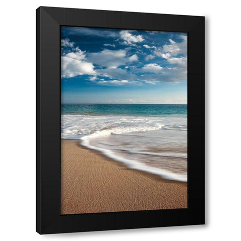 Calm Waters II Black Modern Wood Framed Art Print with Double Matting by Frates, Dennis