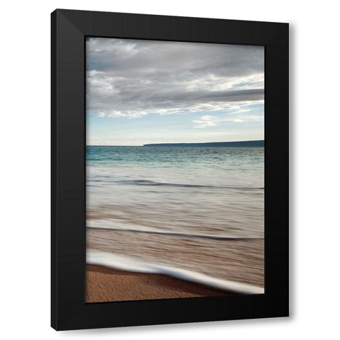 Calm Waters III Black Modern Wood Framed Art Print by Frates, Dennis