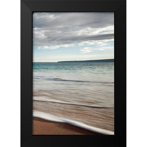 Calm Waters III Black Modern Wood Framed Art Print by Frates, Dennis
