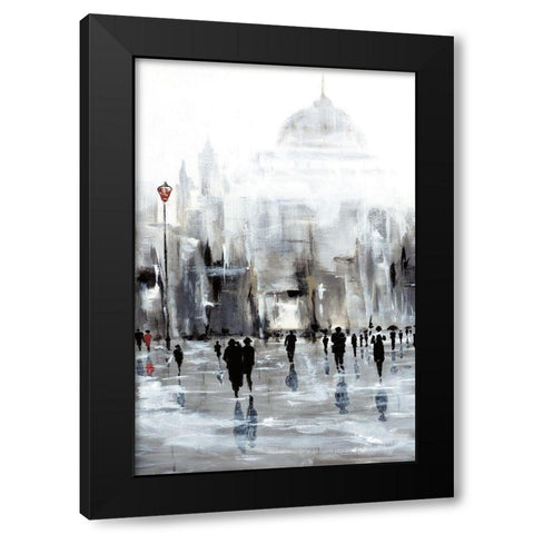 Grand Ville II Black Modern Wood Framed Art Print with Double Matting by Kadmiri, Aziz