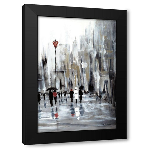 Grand Ville II Black Modern Wood Framed Art Print with Double Matting by Kadmiri, Aziz