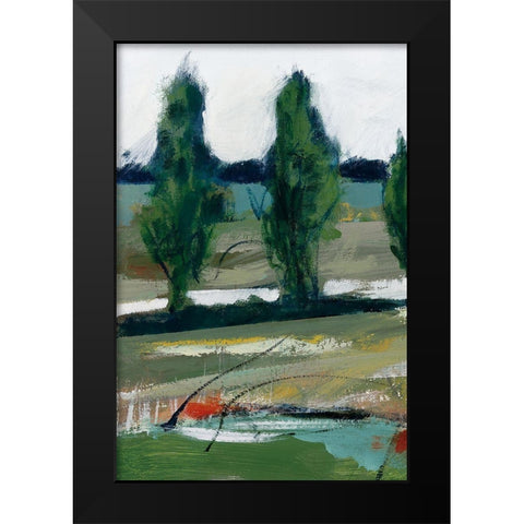 Seasons Of Change II Black Modern Wood Framed Art Print by Fitzsimmons, A.