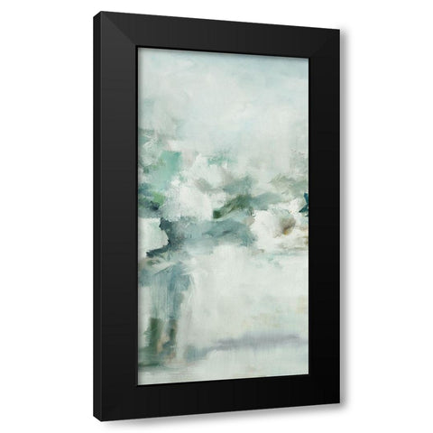Whisper II Black Modern Wood Framed Art Print with Double Matting by Ellens, Jacqueline