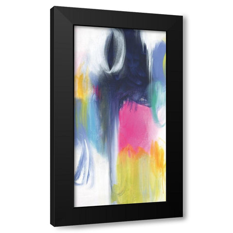 If Only For The Night Black Modern Wood Framed Art Print with Double Matting by Hawkins, Julie