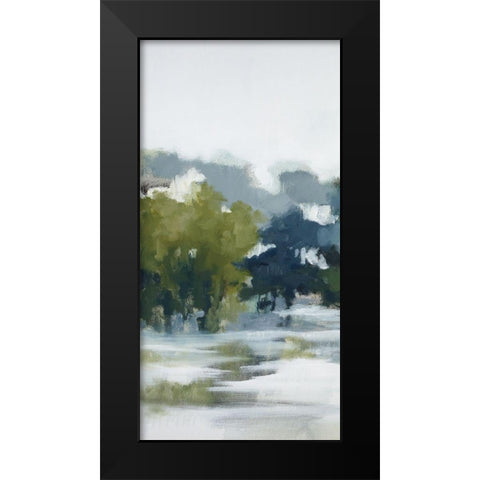 Reflections A Black Modern Wood Framed Art Print by Ellens, Jacqueline