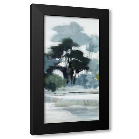 Reflections  Black Modern Wood Framed Art Print with Double Matting by Ellens, Jacqueline