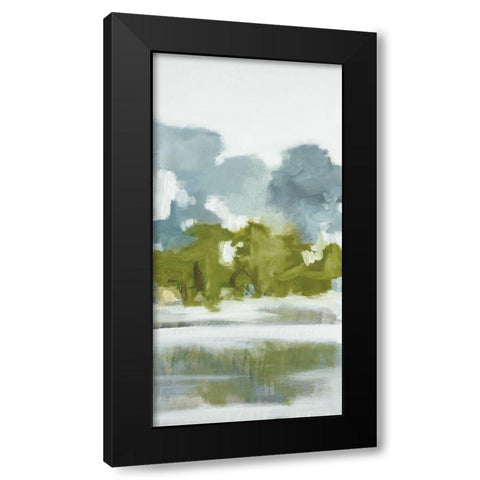 Reflections C Black Modern Wood Framed Art Print with Double Matting by Ellens, Jacqueline