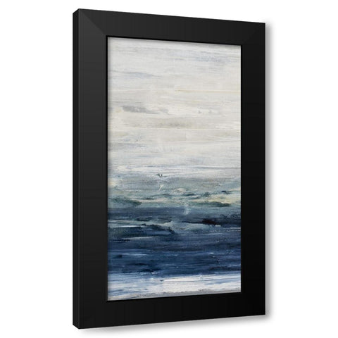 Oceania II Black Modern Wood Framed Art Print by Snow, Aerial
