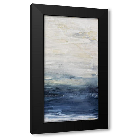 Oceania III Black Modern Wood Framed Art Print by Snow, Aerial