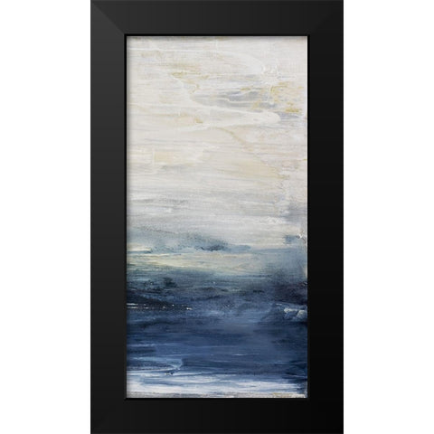 Oceania III Black Modern Wood Framed Art Print by Snow, Aerial