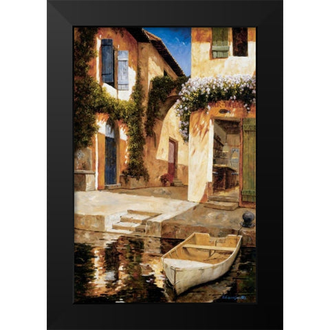 Lunchtime Black Modern Wood Framed Art Print by Archambault, Gilles