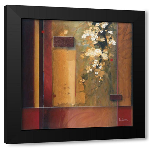 Summer Bloom Black Modern Wood Framed Art Print by Li-Leger, Don