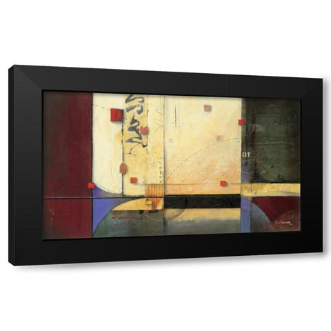 Ocean Voyage Black Modern Wood Framed Art Print by Li-Leger, Don