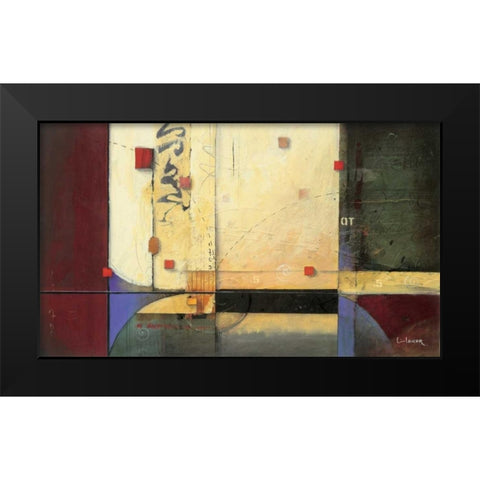 Ocean Voyage Black Modern Wood Framed Art Print by Li-Leger, Don