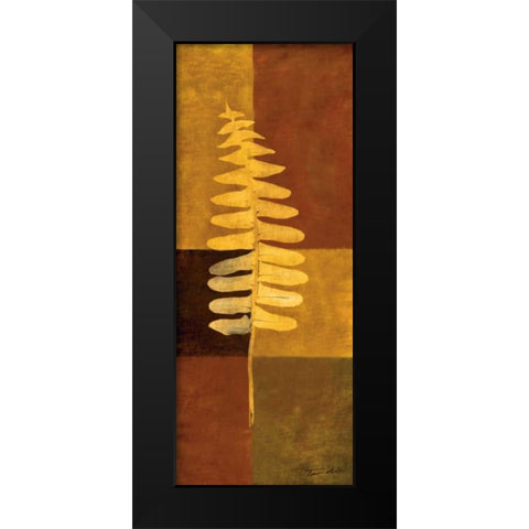 Woodland Impressions I Black Modern Wood Framed Art Print by Venter, Tandi