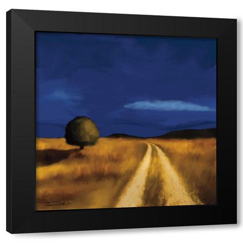The Way Home Black Modern Wood Framed Art Print by Venter, Tandi