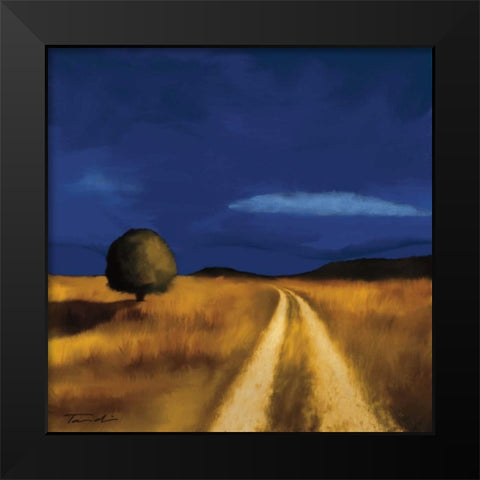 The Way Home Black Modern Wood Framed Art Print by Venter, Tandi