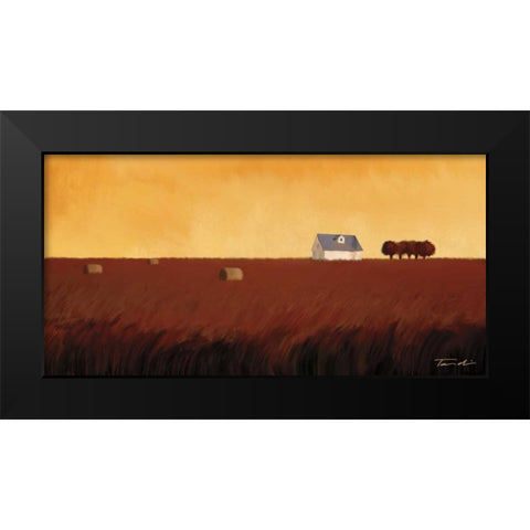 Homeland I Black Modern Wood Framed Art Print by Venter, Tandi