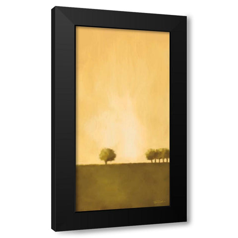 Cluster of Trees II Black Modern Wood Framed Art Print by Venter, Tandi