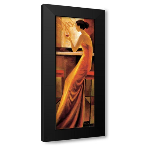 Enigmatique Black Modern Wood Framed Art Print with Double Matting by Mallett, Keith