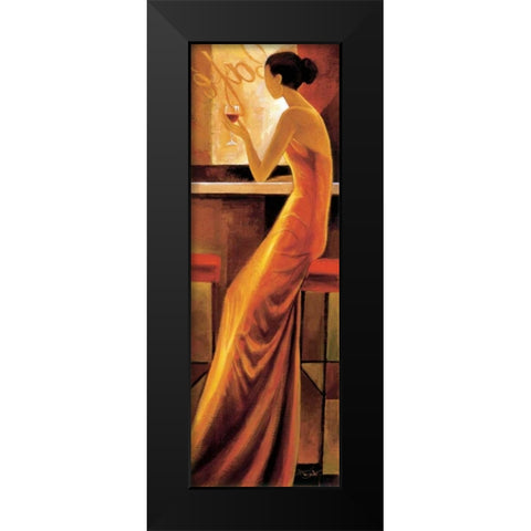 Enigmatique Black Modern Wood Framed Art Print by Mallett, Keith