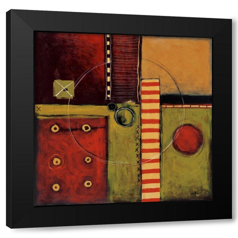 Time Passing Black Modern Wood Framed Art Print with Double Matting by St.Germain, Patrick