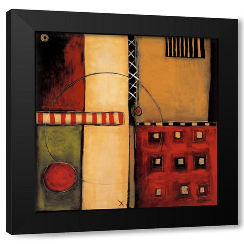 In Motion Black Modern Wood Framed Art Print by St.Germain, Patrick