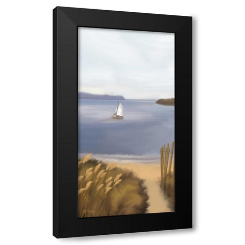 Indian Summer Black Modern Wood Framed Art Print with Double Matting by Venter, Tandi