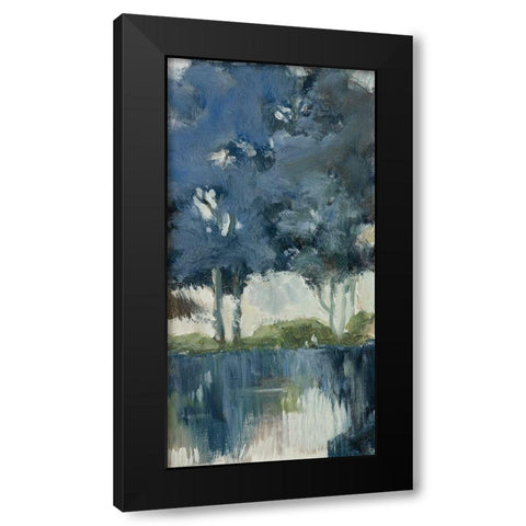 Highland View II Black Modern Wood Framed Art Print by Barnes, Natasha
