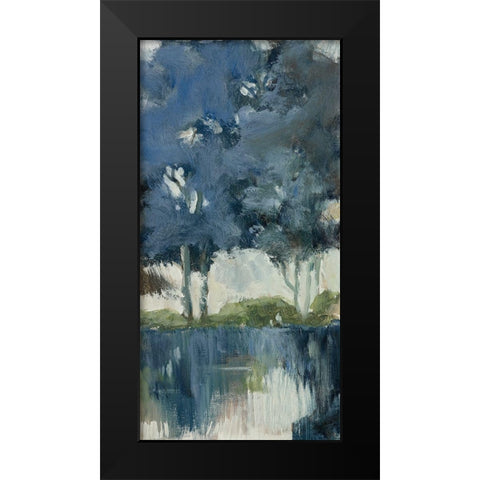 Highland View II Black Modern Wood Framed Art Print by Barnes, Natasha