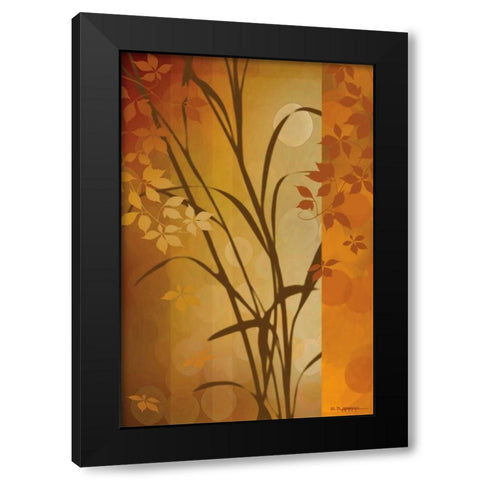 Autumn Sunset I Black Modern Wood Framed Art Print by Aparicio, Edward