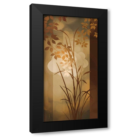 Golden Heights I Black Modern Wood Framed Art Print with Double Matting by Aparicio, Edward