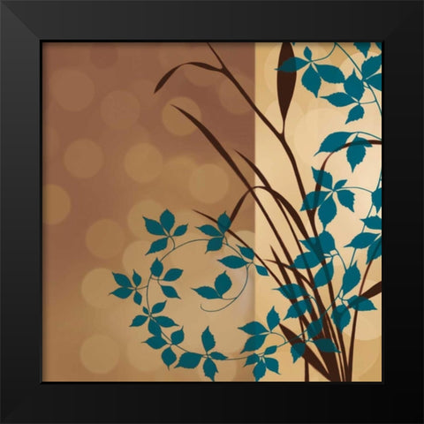 Sunset Blueprint II Black Modern Wood Framed Art Print by Aparicio, Edward