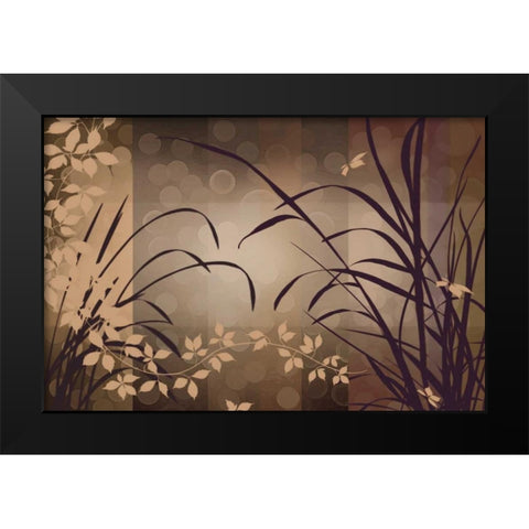 Celebrate Elegance Black Modern Wood Framed Art Print by Aparicio, Edward