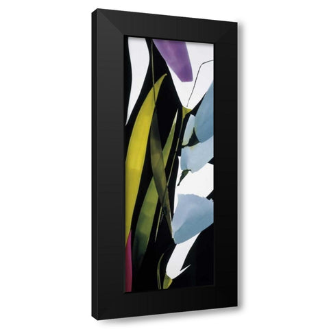 Blue Mystery II Black Modern Wood Framed Art Print by Abellan, Lola