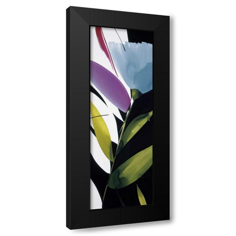 Blue Mystery I Black Modern Wood Framed Art Print with Double Matting by Abellan, Lola