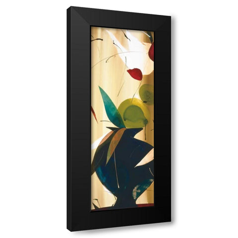 Exotico Oooh II Black Modern Wood Framed Art Print by Abellan, Lola