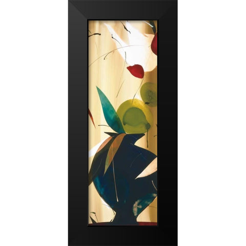 Exotico Oooh II Black Modern Wood Framed Art Print by Abellan, Lola